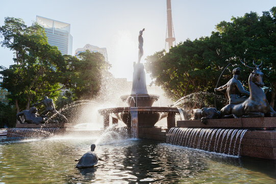 Fontaine Archibald, Hyde Park, Sydney, Australie