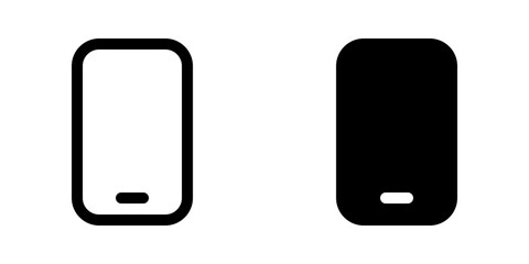Editable vector blank smartphone screen icon. Part of a big icon set family. Perfect for web and app interfaces, presentations, infographics, etc - obrazy, fototapety, plakaty