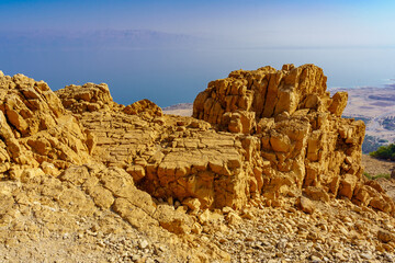 Ein Gedi Nature Reserve, with the Dead Sea