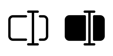 Editable vector rename edit text icon. Part of a big icon set family. Perfect for web and app interfaces, presentations, infographics, etc