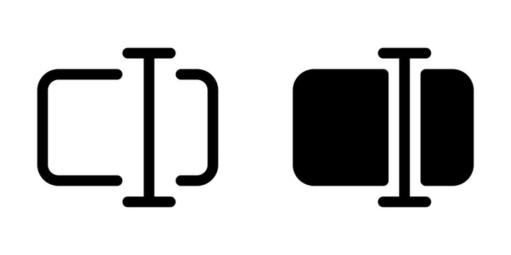 Editable vector rename edit text icon. Part of a big icon set family. Perfect for web and app interfaces, presentations, infographics, etc