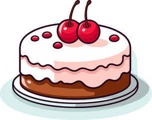 Vectorized Cake Fantasies Mouthwatering Cake Illustrations