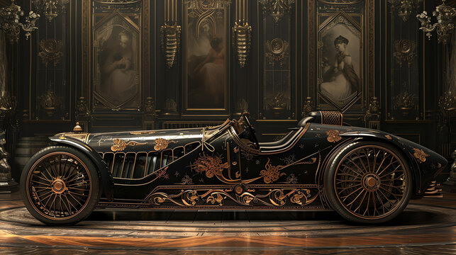 Naklejki Fancy Vintage Car