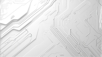 White texture background of printed circuit board.