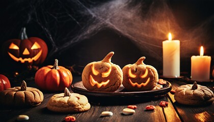 halloween pumpkin candles