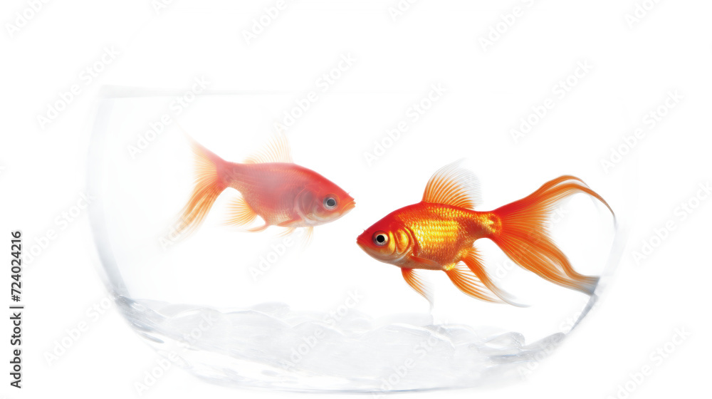 Canvas Prints Fishbowl. Isolated on a white background png like - Canvas Prints