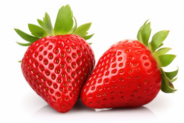Strawberry fruit isolated on white background