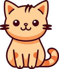 Obraz na płótnie Canvas Expresse Cat Magic in Vectors Illustrated Charm Vectorized Cuteness Uncovered Charming Cat Art