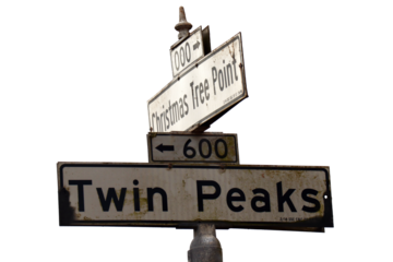 San Francisco, California: Twin Peaks sign