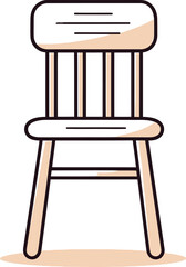 Minimalist Chair Graphics Sleek and Stylish Vector Illustration Vintage Inspired Chair Vector Nostalgic Charm in Digital Art