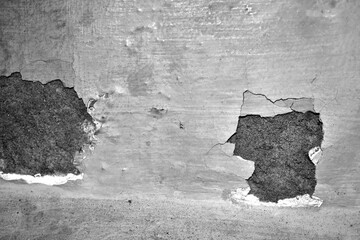 Wall Cracking Gray Texture Stock Image