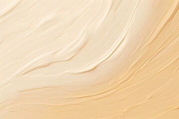 Obraz premium Beige paintbrush stroke textured background generated AI