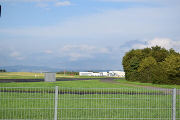 Fototapeta na wymiar tiny airfield in Germany