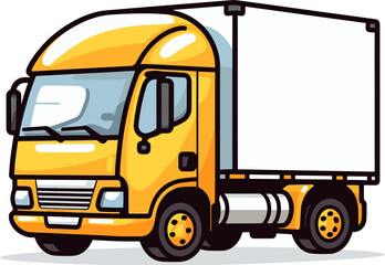 Roads of Illustrations Commercial Vehicle Vector Ensemble Wheels of Design Commercial Vehicle Vector Collection