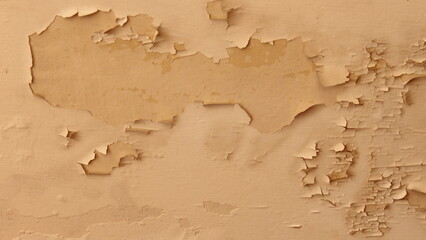 Close up view capturing the aged texture of paint on a ceiling