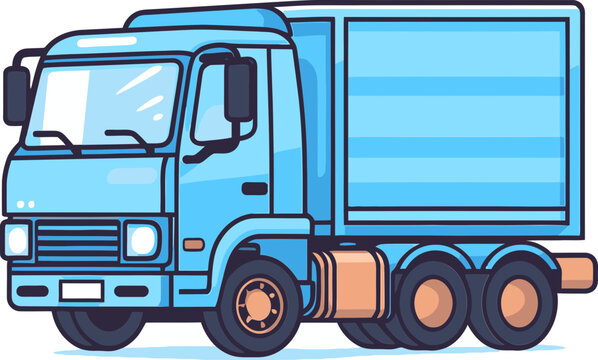 Commercial Vehicle Vectors Impressely Detailed Vector Perspectes Depicting Commercial Vehicles