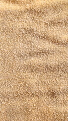 Rough and Textured of Close-Up Shot of Yellow Towel Surface