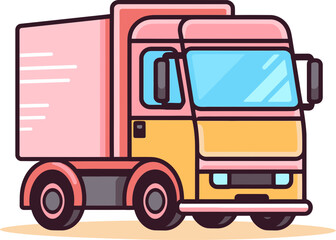 Illustrated Motion Commercial Vehicle Vector Gallery Vectorized Vehicular Vision Commercial Vehicle Compilation