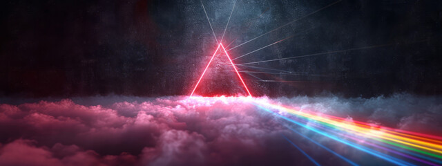Spectral Melodies: A Mesmerizing Pink Floyd Performance at Dusk