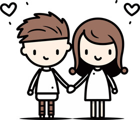 Love Tale Illustrations Expresse Romantic Whimsies Vectorized Intimate Moments Dynamic Romantic Whimsies