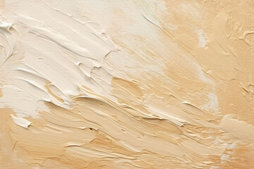 Beige paintbrush stroke textured background generated AI