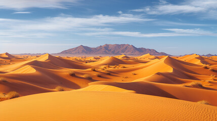 Fototapeta na wymiar sand dunes, generative ai