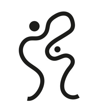 forme noire style memphis