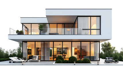 Beautiful modern and luxury home. generative ai 