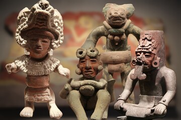 Aztec Art - Beautiful Aztec Stone Figurines