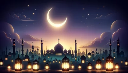Fotobehang Ramadan background © eevnx