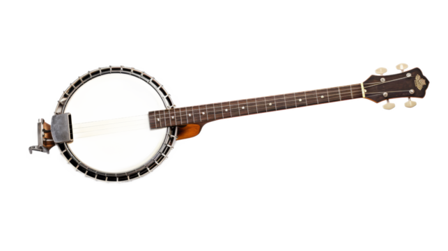 Banjo. Isolated on a white background png like