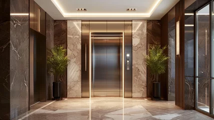 Foto op Aluminium a modern elevator © progressman