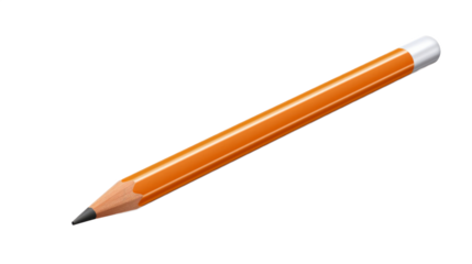 Pencil and Paper. Isolated on a white background png like