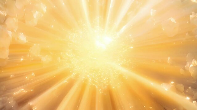 A golden halo radiating with ethereal energy and representing enlightenment and transcendence.