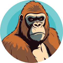 Gorilla Vector Art Compilation Detailed Gorilla Vector Expressions