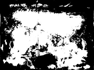 Rustic grunge vector texture with grain and stains. Abstract noise background. Weathered surface. Dirty and damaged. Detailed rough backdrop. Vector graphic illustration with transparent white. EPS10.