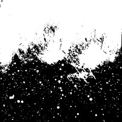 Rustic grunge vector texture with grain and stains. Abstract noise background. Weathered surface. Dirty and damaged. Detailed rough backdrop. Vector graphic illustration with transparent white. EPS10.