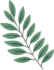Obraz na płótnie Canvas Artistic Botany Expressive Leaf Vector ConceptsJungle Dreamscape Exuberant Leaf Vector Patterns