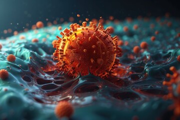 bunch of cells, close up view