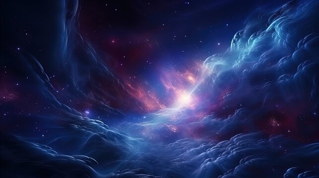 Abstract galactic background for scientific research