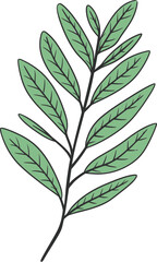 Obraz na płótnie Canvas Natures Canvas Intricate Leaf Vector ArtworksEco Friendly Flora Sustainable Leaf Vector Depictions