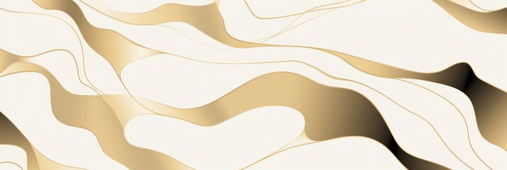 gold cool minimalistic pattern burnt gold over ivory background 