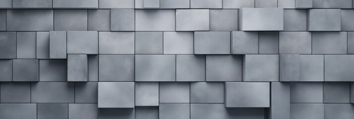 Grey Abstraction Cubes