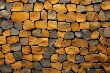 gold wallpaper for seamless cobblestone wall or road background 