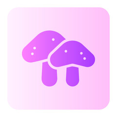 mushroom gradient icon