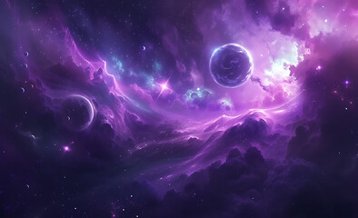 purple purple and blue cosmology wallpapers in