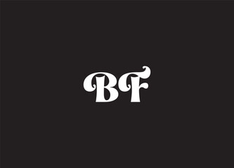 Letter BF logo design