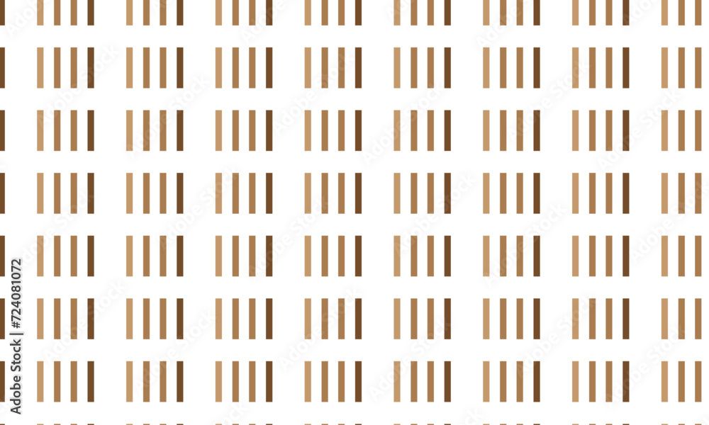 Poster abstract repeatable geometric light to dark brown vertical line pattern.