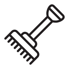 rake line icon