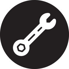 wrench glyph icon